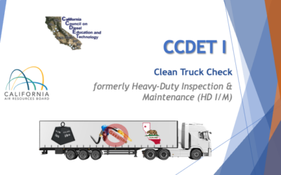 New Hands-On CCDET I: Clean Truck Check