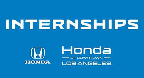 Internships with logo of Honda of Downtown LA
